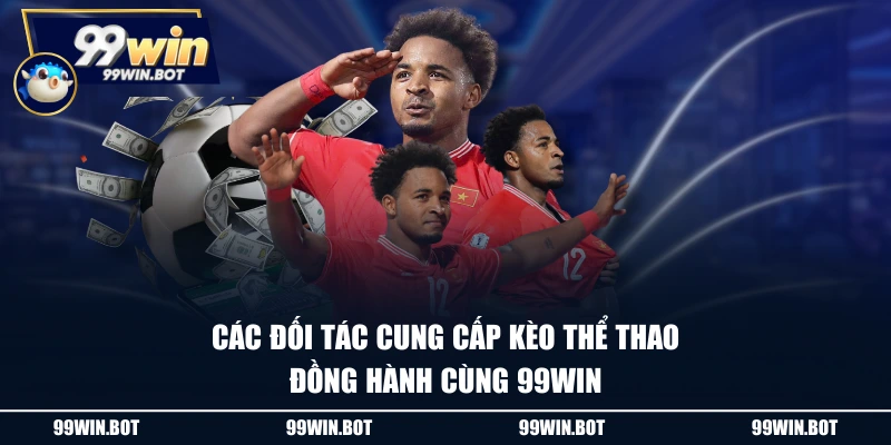 Các đối tác cung cấp kèo thể thao đồng hành cùng 99WIN